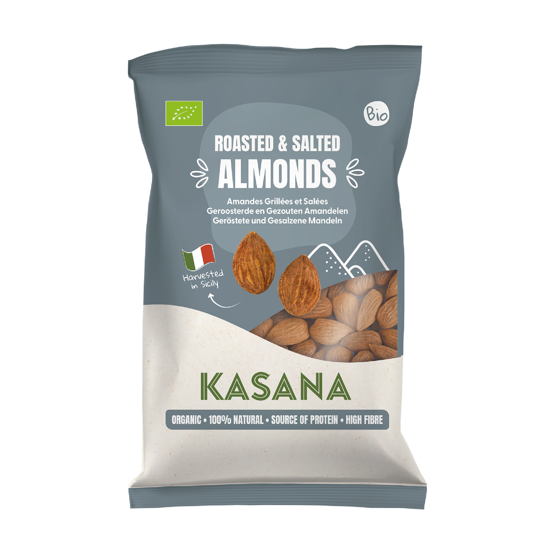 ROASTED & SALTED ALMONDS (150G)