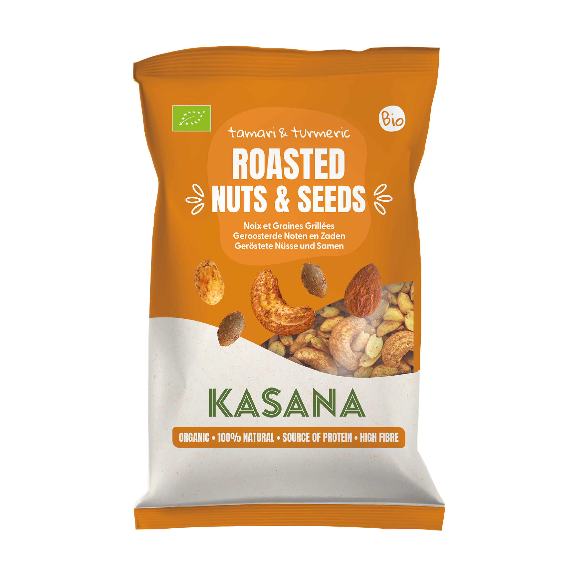 ROASTED NUTS & SEEDS | TAMARI & TURMERIC