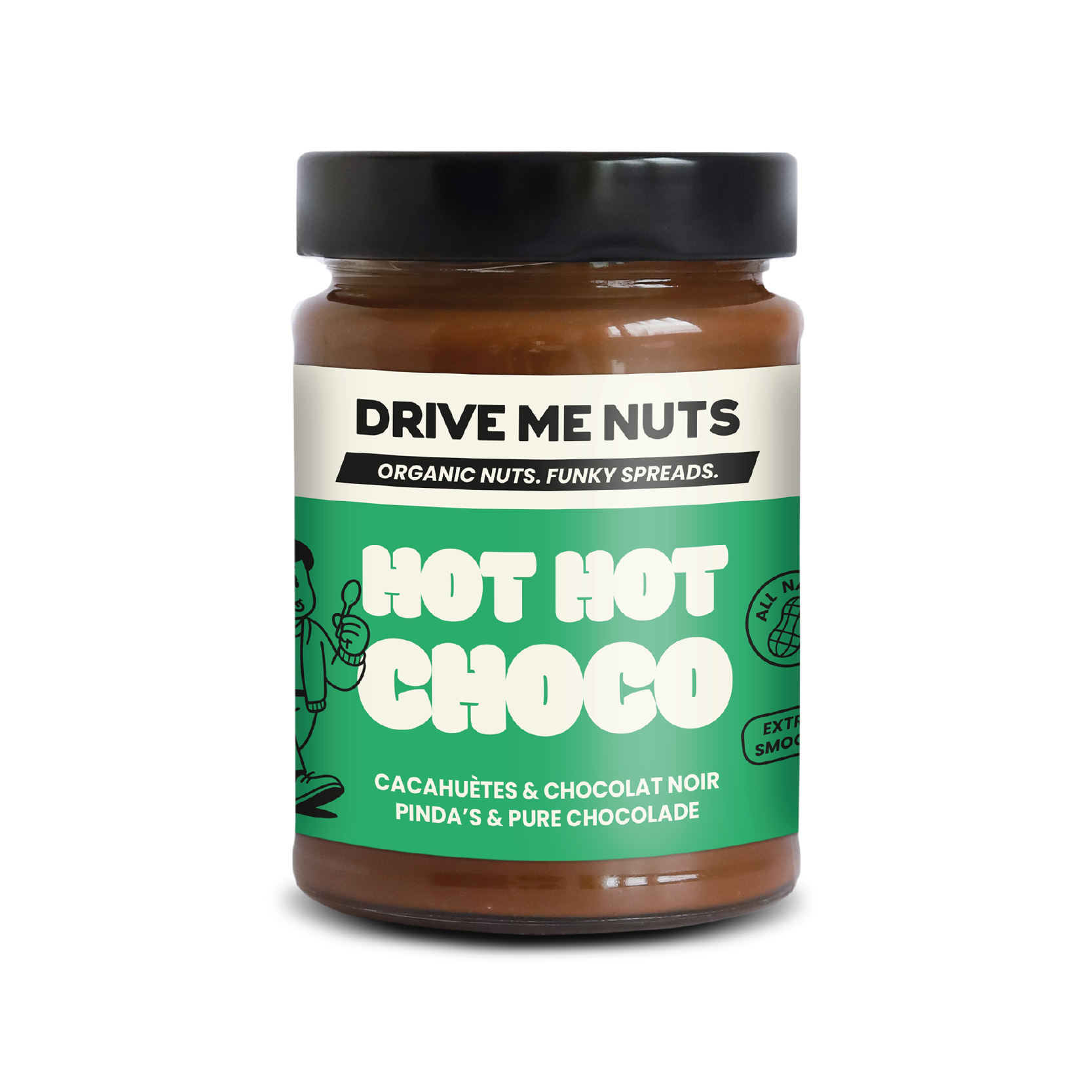 HOT HOT CHOCO | PEANUTS & DARK CHOCOLATE (265G)