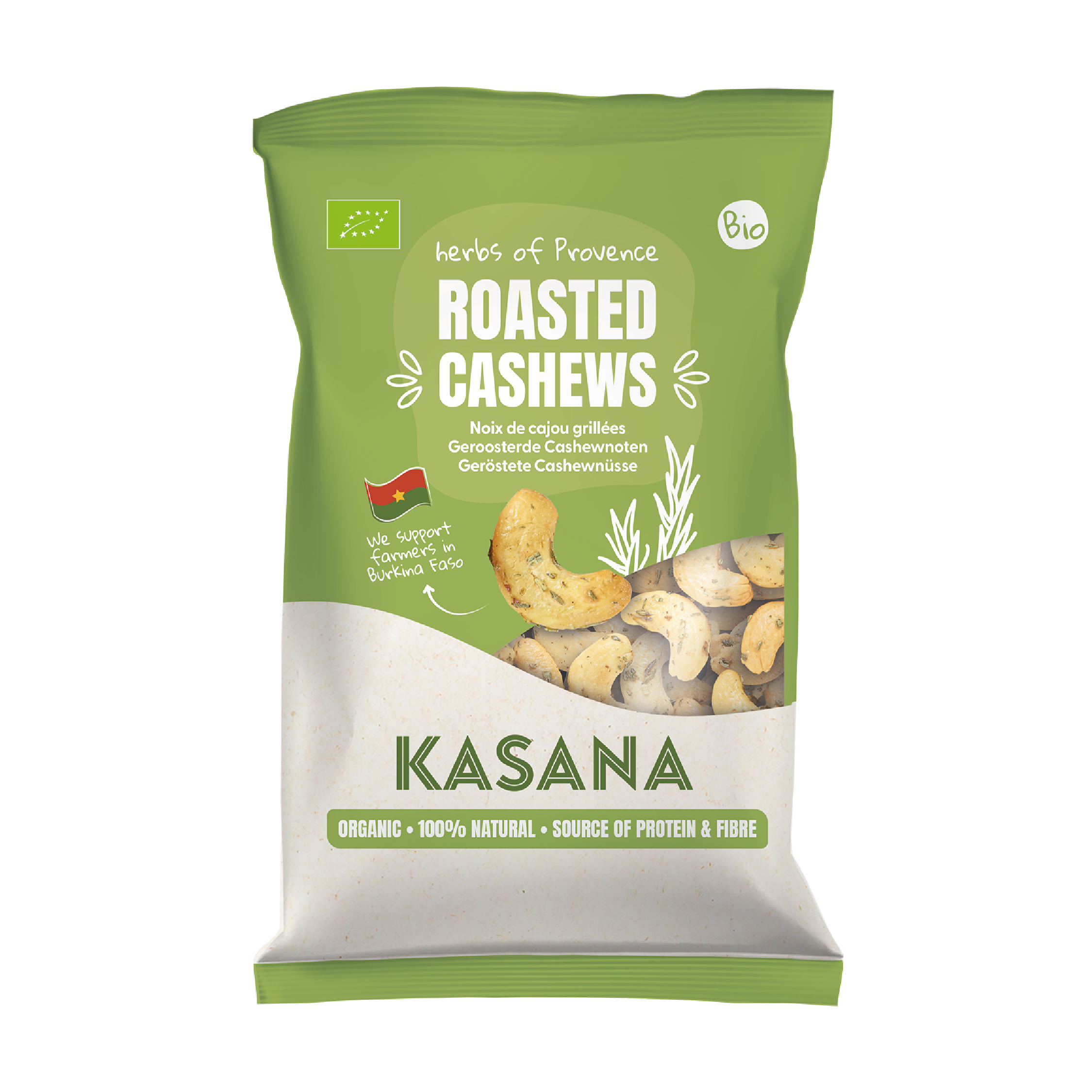 GEROOSTERDE CASHEWNOTEN | PROVENÇAALSE KRUIDEN (150G)